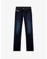 DIESEL - 985 Larkee Faded-wash Straight-leg Stretch-denim Jeans - Lyst