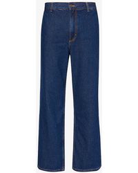 Jeanerica - Genua Chino Relaxed-fit Straight-leg Recycled-denim Blend Jeans - Lyst