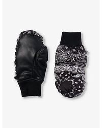 P.E Nation - Paisley-print Mitten-shaped Recycled-polyester Gloves - Lyst