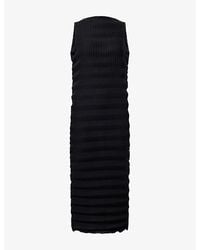 Issey Miyake - June Spring Pleats Knit Midi Dress - Lyst