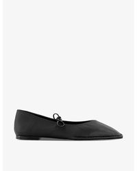 Alohas - Sway Square-toe Leather Pumps - Lyst