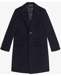 Ted Baker - Wilding Single-breasted Wool-blend Coat - Lyst