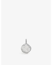 Monica Vinader - Mv Siren Sterling Lab-Grown Diamond Coin Pendant - Lyst