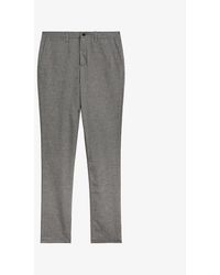 Ted Baker - Chilt Irvine-fit Slim-fit Cotton Trousers - Lyst