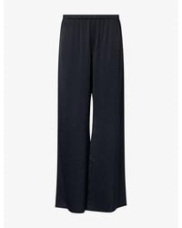 Jonathan Simkhai - Roni Wide-Leg Satin Trousers - Lyst