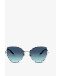 Tiffany & Co. - Tf3072 59 Cat-eye Metal Sunglasses - Lyst