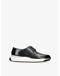 Santoni - Innova Leather Derby Trainers - Lyst
