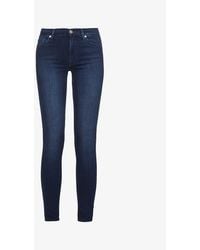 7 For All Mankind - Slim Illusion Super-skinny High-rise Jeans - Lyst