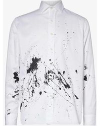 GALLERY DEPT. - Collins Paint-splattered Relaxed-fit Cotton-poplin Shirt - Lyst