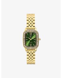 Sif Jakobs - Luciana-Plated Stainless Steel And Cubic Zirconia Quartz Watch - Lyst