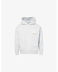 SAINT Mxxxxxx - Logo Graphic-Print Cotton Hoody - Lyst