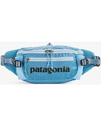 Patagonia Hole Logo-print Recycled-polyester Belt Bag - Blue