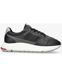 Axel Arigato - Rush Leather And Woven Trainers - Lyst