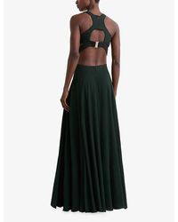 strapless open back dress Greco Cinched Pleated Detail Blazer Dress – No. 14 main image 0