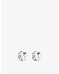 Messika - Move Noa 18Ct And 0.30Ct Diamond Hoop Earrings - Lyst