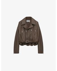 Loewe - Nappa Lambskin Biker Jacket - Lyst