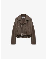 Loewe - Nappa Lambskin Biker Jacket - Lyst