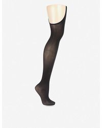 Wolford Women's Black Individual 12 Stay-hip Tights