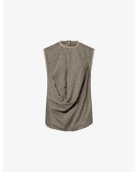 Rick Owens - Subhuman Sleeveless Wool Top - Lyst