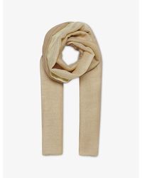 eem - Ombre-Print Linen-Blend Scarf - Lyst