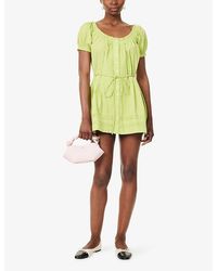 corset mini dress pink Ribbon Corset Mini Dress