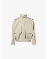 Jonathan Simkhai - Shane Funnel-Neck Tech Woven Jacket - Lyst