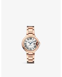 Cartier - Crwgbb0042 Ballon Bleu De 18ct Rose-gold Mechanical Watch - Lyst