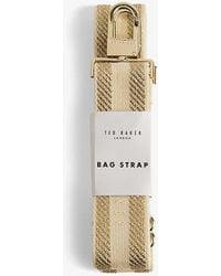 Ted Baker - Webbii Striped Woven Detachable Bag Strap - Lyst