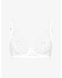 Hanro - Moments Lace Soft-Cup Bra - Lyst
