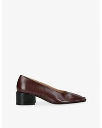 Maison Margiela - Piped 45 Leather Heeled Pumps - Lyst