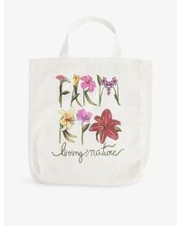 FARM Rio - Floral Pattern Cotton Tote Bag - Lyst