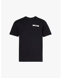 Jacquemus - Le T-Shirt Gros Grain Brand-Tab Cotton-Jersey T-Shirt - Lyst