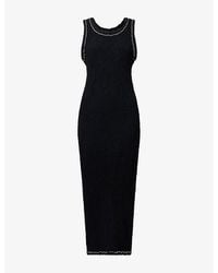 Issey Miyake - Wavelet Ensemble Woven Midi Dress - Lyst