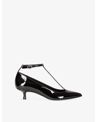 The Kooples - Pointed-Toe Patent-Leather Courts - Lyst