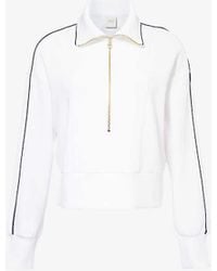 Varley - Davenport Relaxed-fit Stretch-woven Sweatshirt - Lyst