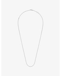 Van Cleef & Arpels - Angle Filed Trace Chain 18Ct Necklace - Lyst