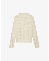 Zadig & Voltaire - Morley Cable-knit Wool Jumper - Lyst