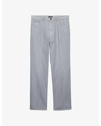 Prada - Straight-Leg Mid-Rise Denim Jeans - Lyst