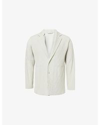 Homme Plissé Issey Miyake - Tailored Single-Breasted Pleats Jacket - Lyst