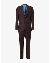 Paul Smith - Sharkskin Single-Breasted Wool Suit - Lyst