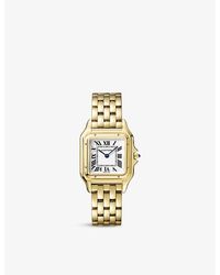 Cartier - Crwgpn0008 Panthère De Small 18ct Yellow-gold Quartz Watch - Lyst