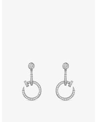 Cartier - Juste Un Clou 18Ct- And 1.45Ct Brilliant-Cut Diamond Earrings - Lyst