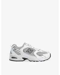 New Balance - Mr530 Leather And Mesh Trainers - Lyst