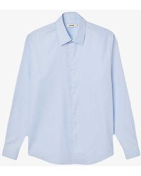 Sandro - Oxford Long-sleeved Cotton Shirt - Lyst