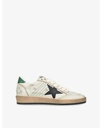 Golden Goose - Ball Star 10788 Leather Low-Top Trainers - Lyst