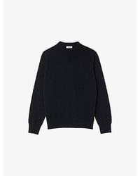 Sandro - Long-Sleeve Crewneck Cashmere Jumper - Lyst