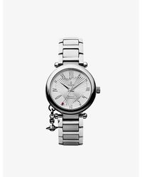 Vivienne Westwood - Vv006sl Orb Stainless-steel Quartz Watch - Lyst
