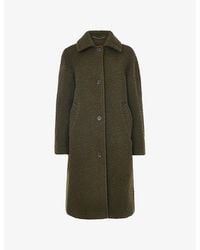 Whistles - Romy Bouclé-Texture Wool Coat - Lyst