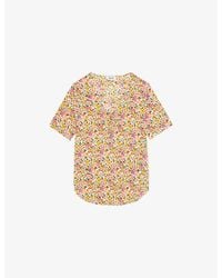 Zadig & Voltaire - Terzo Floral-Print Woven Top - Lyst