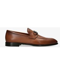 Ferragamo - Foster Gancho Horsebit-embellished Leather Loafers - Lyst